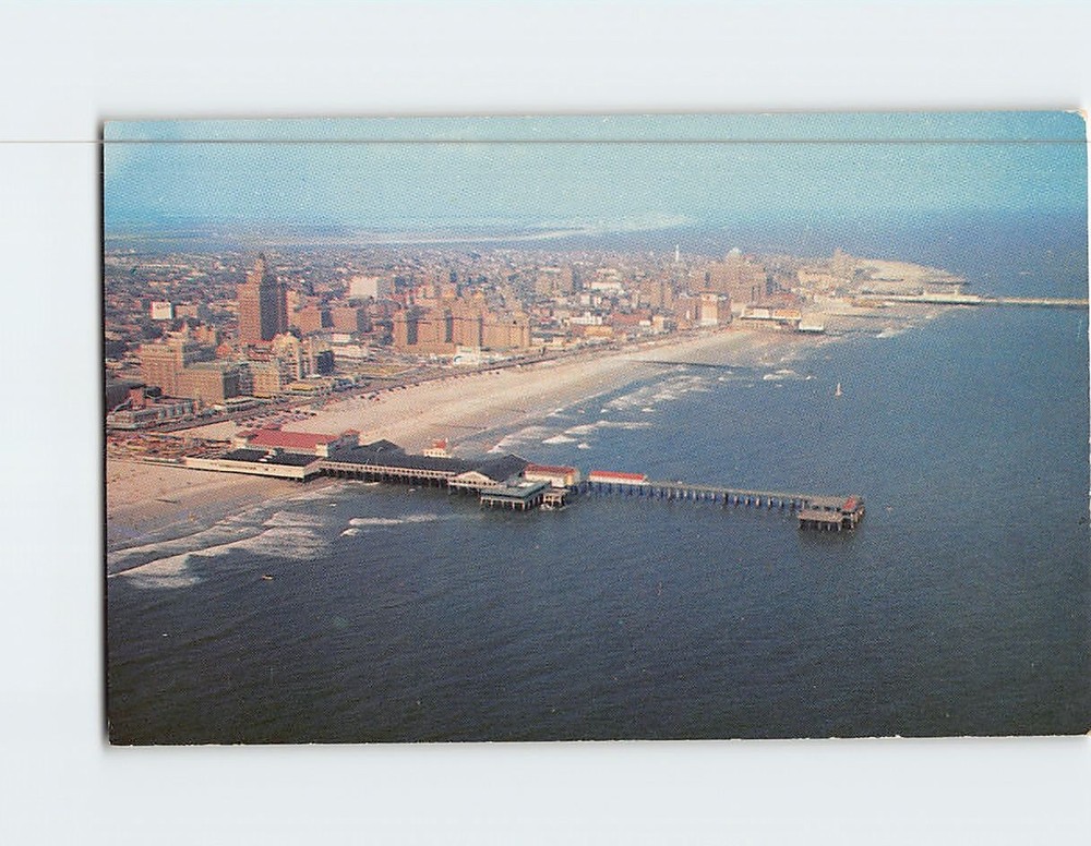 Postcard Aerial View Atlantic City New Jersey USA