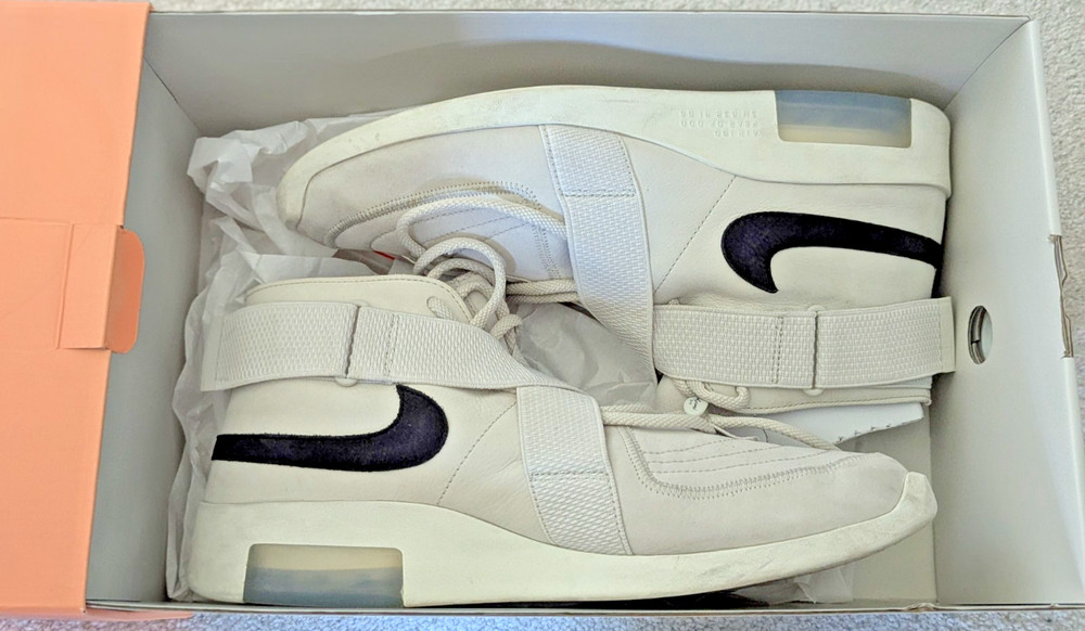 Size 13 - Nike Air Fear Of God 1 Light Bone with box