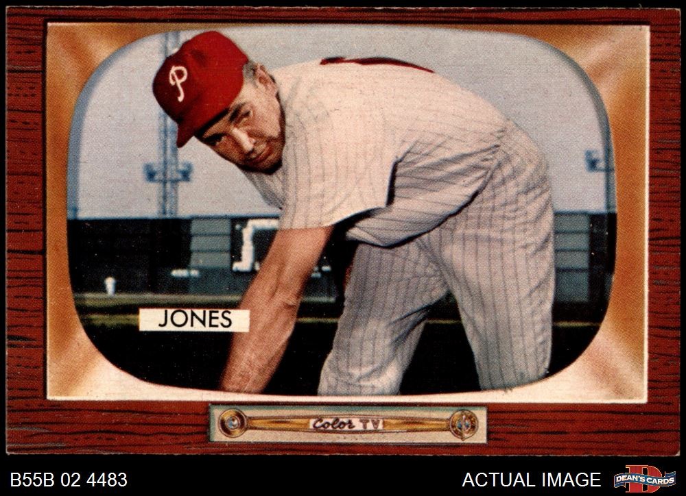 1955 Bowman #172 Willie Jones Phillies 6 - EX/MT