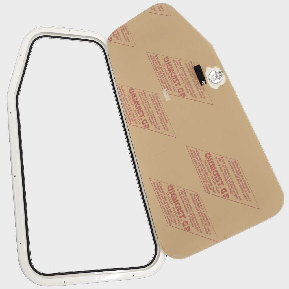 Mako Boat Console Door 310834 | 234 CC 22 1/8 x 42 1/2 Inch Acrylic