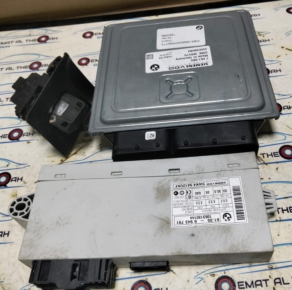 2006 BMW BMW 325i E90 sedan and Z4 E85 2.5 N52 MSV70 SILVER, ECU KIT 7561684