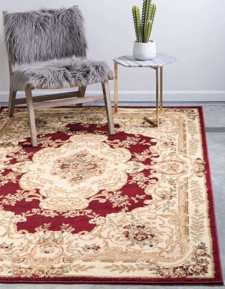 Versailles Collection Traditional Classic Medallion Motif Area Rug (4' 0 X 6' 0