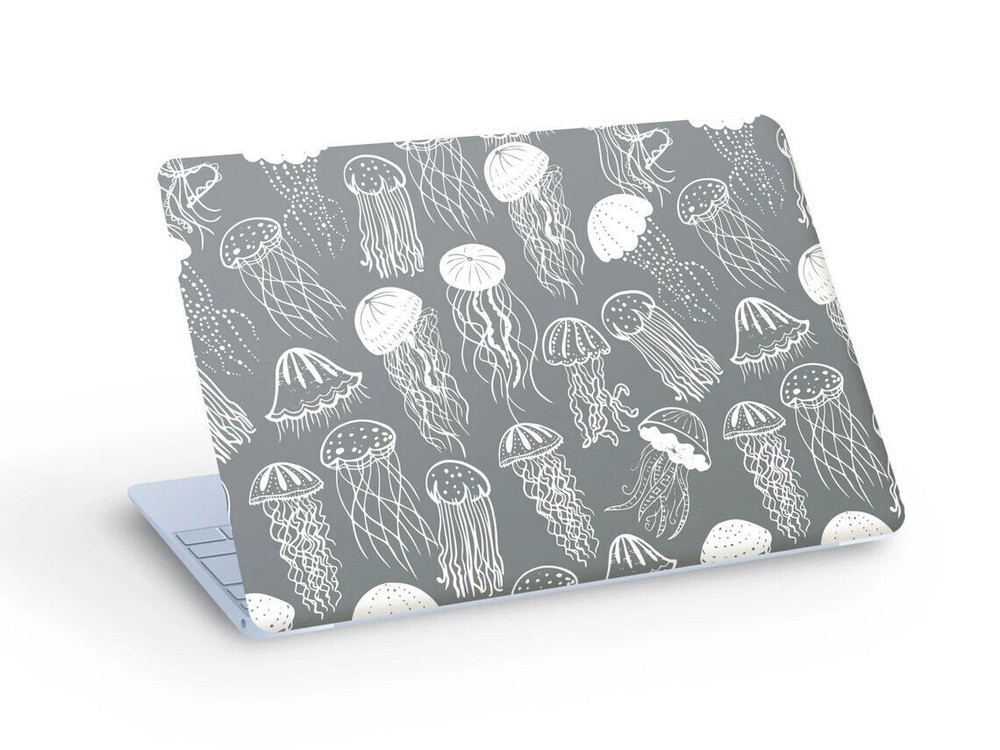 JELLYFISH LAPTOP SKIN Decal Sticker, Jellyfish Laptop Skin Decal - Custom Size