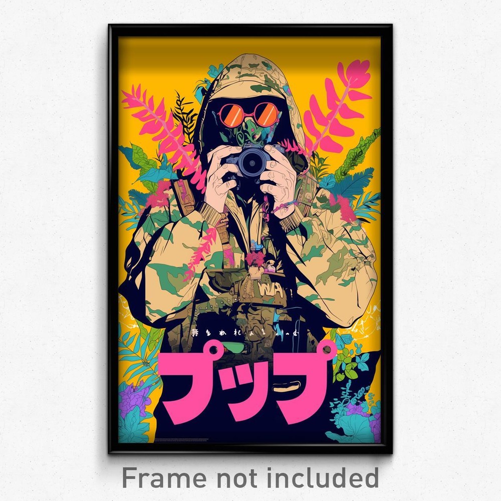 Vietnamese Retro Film Art Print - Menacing Enchiladas Movie Poster