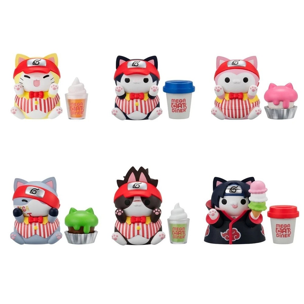 MegaHouse Mega Cat Project Diner Naruto - Assorted - You Choose! (Opened)