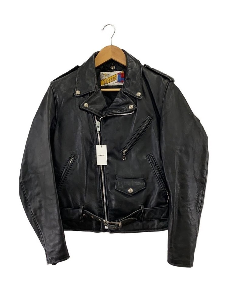 Schott Double Riders Jacket/34/Leather/Blk/1749 3480