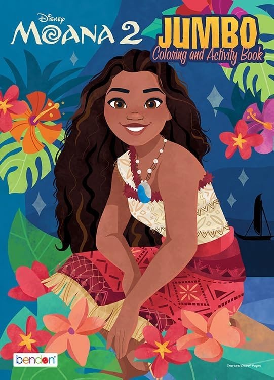 Moana Coloring Book | Moana 2 Coloring Books | Moana Jumbo Activity Book | Ma...