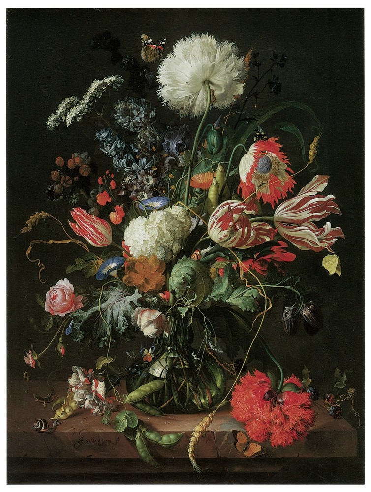 Decoration Poster.Home Room Interior design.Flower bouquet vase.6461