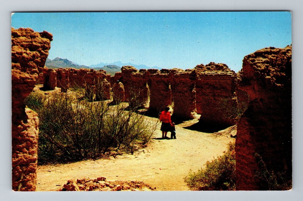 Truth Or Consequences NM-New Mexico, Ruins Of Fort Selden, Vintage Postcard
