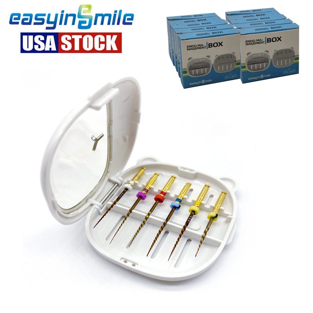 10 Dental Endo Files Organizer Sterilization Box Measurement Ruler Autoclavable