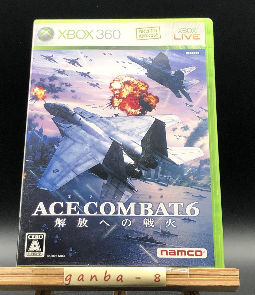 Ace Combat 6: Fires of Liberation (Microsoft Xbox 360,2007) from japan-image