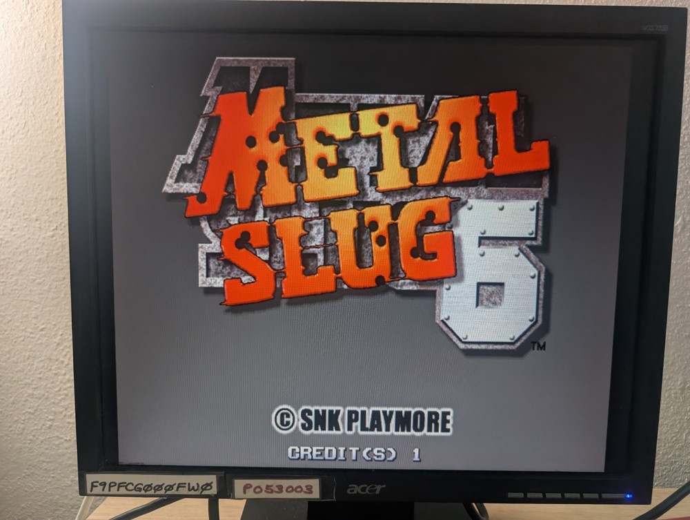 Metal Slug 6 - Atomiswave Arcade Cartridge, SNK - Bootleg Tested And Working