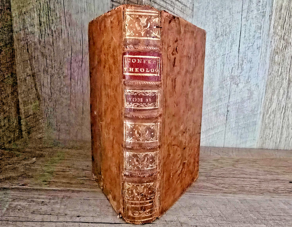 1753 Catholic Theology: Decalogue Church Morals - Antique Religious Book