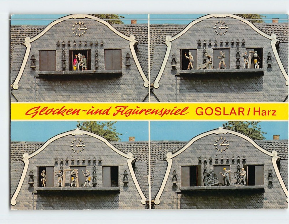 Postcard Glocken-und Figurenspiel Goslar Germany