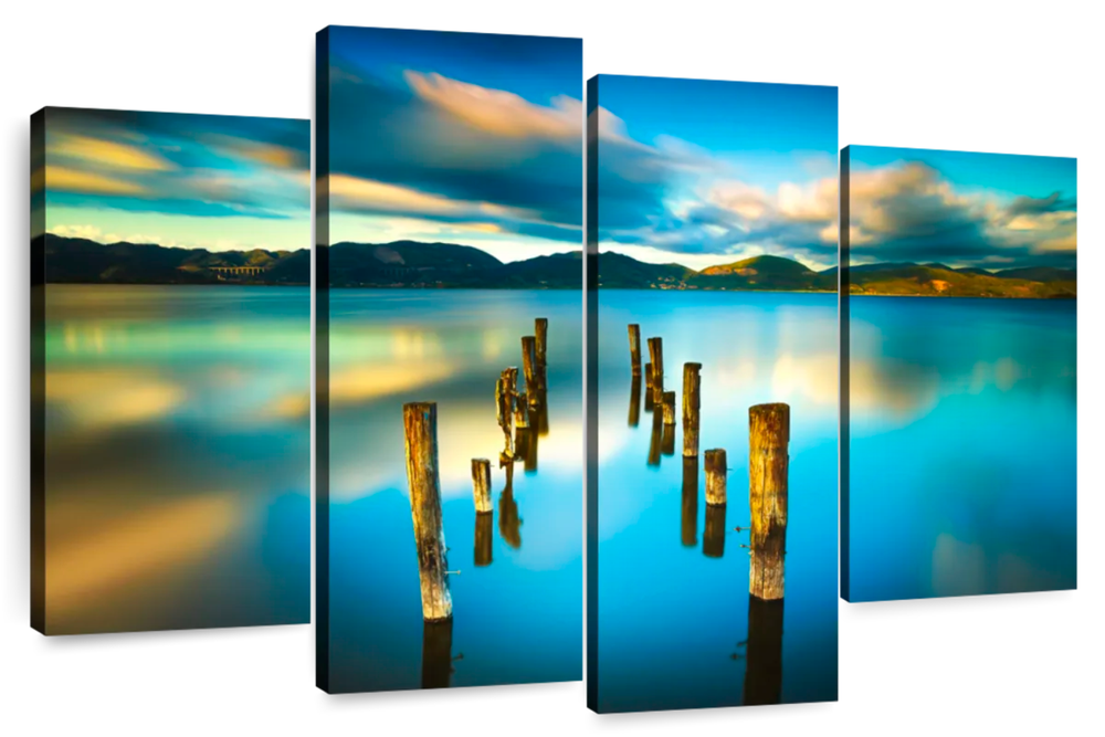 Massaciuccoli Lake Sunset Wall Art