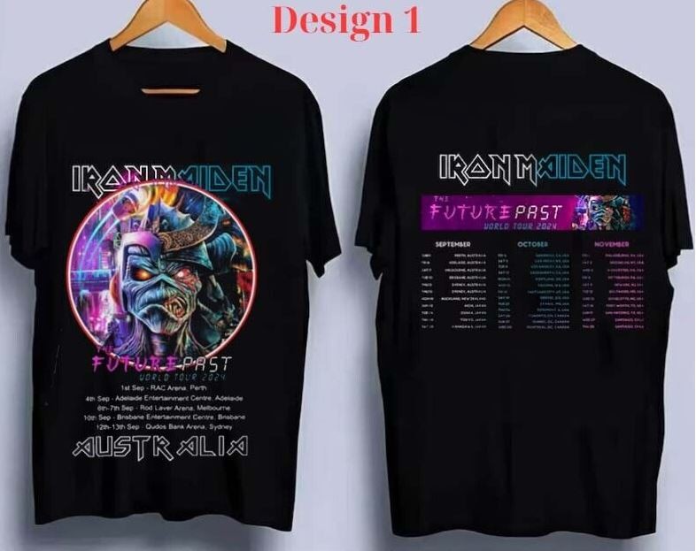 2024 Tour T-Shirt Maiden Iron Past Unisex