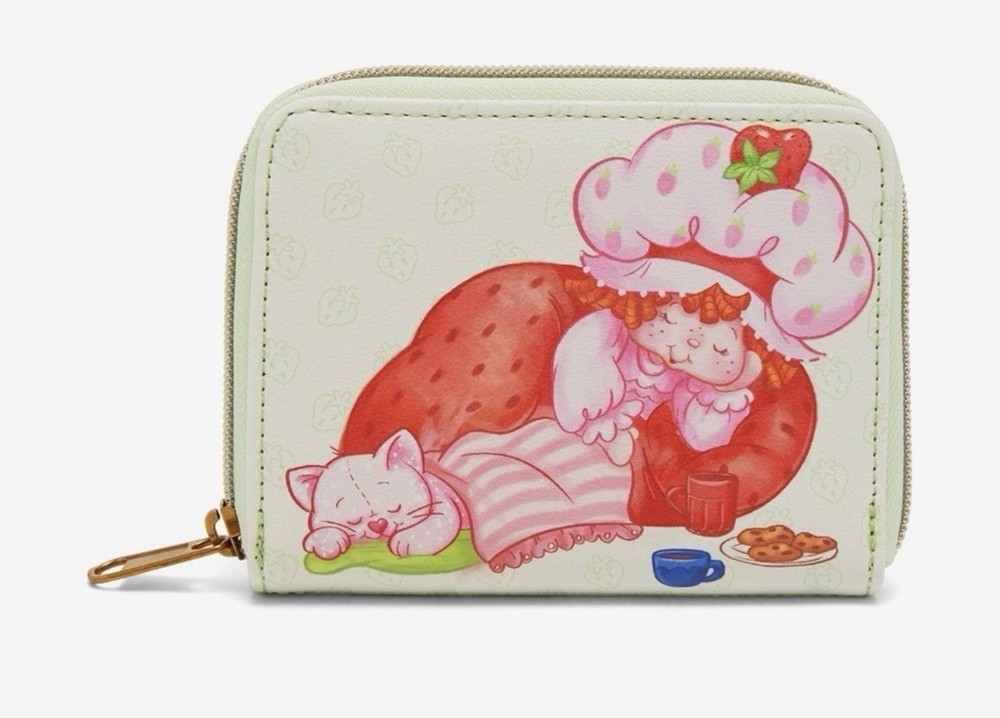 Loungefly Strawberry Shortcake Zip Closure Wallet NWT