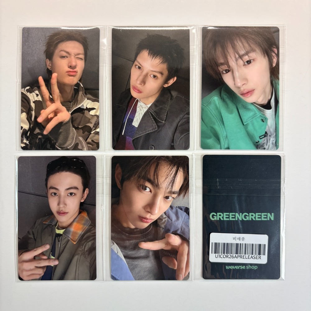[CORTIS] GREENGREEN RELEASE PARTY WEVERSE SHOP Official Photocard (New,Official)