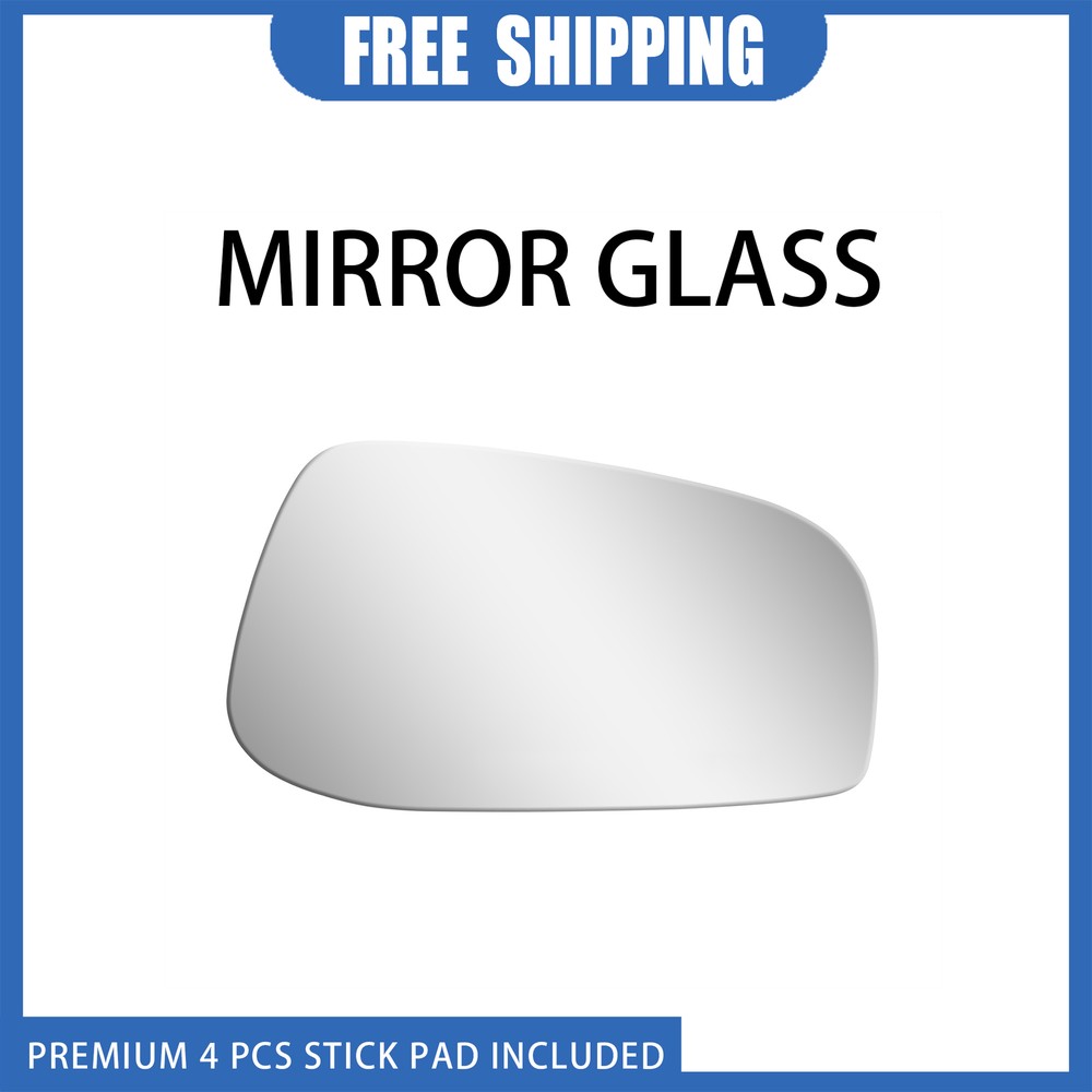 View Mirror Glass Replace Fits 2004 Volvo S60 S80 Passenger Right Side Convex