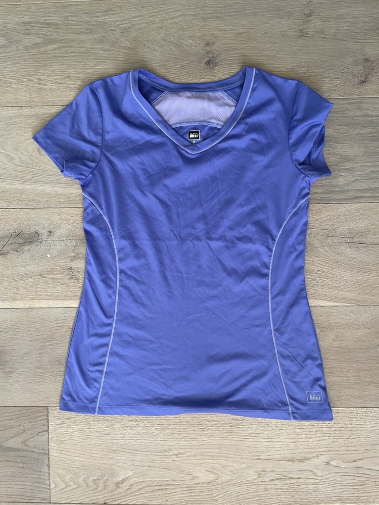 REI Purple Lightweight hiking shirt - size medium