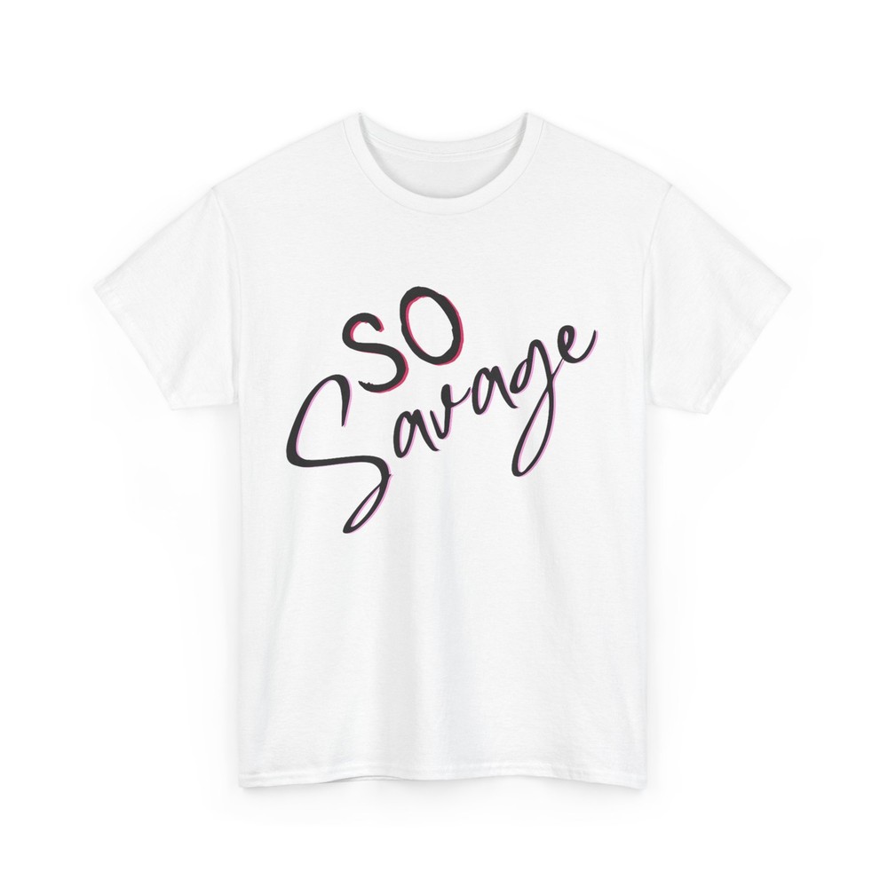 2026/SO Savage Pale Pink and Magenta T-Shirt