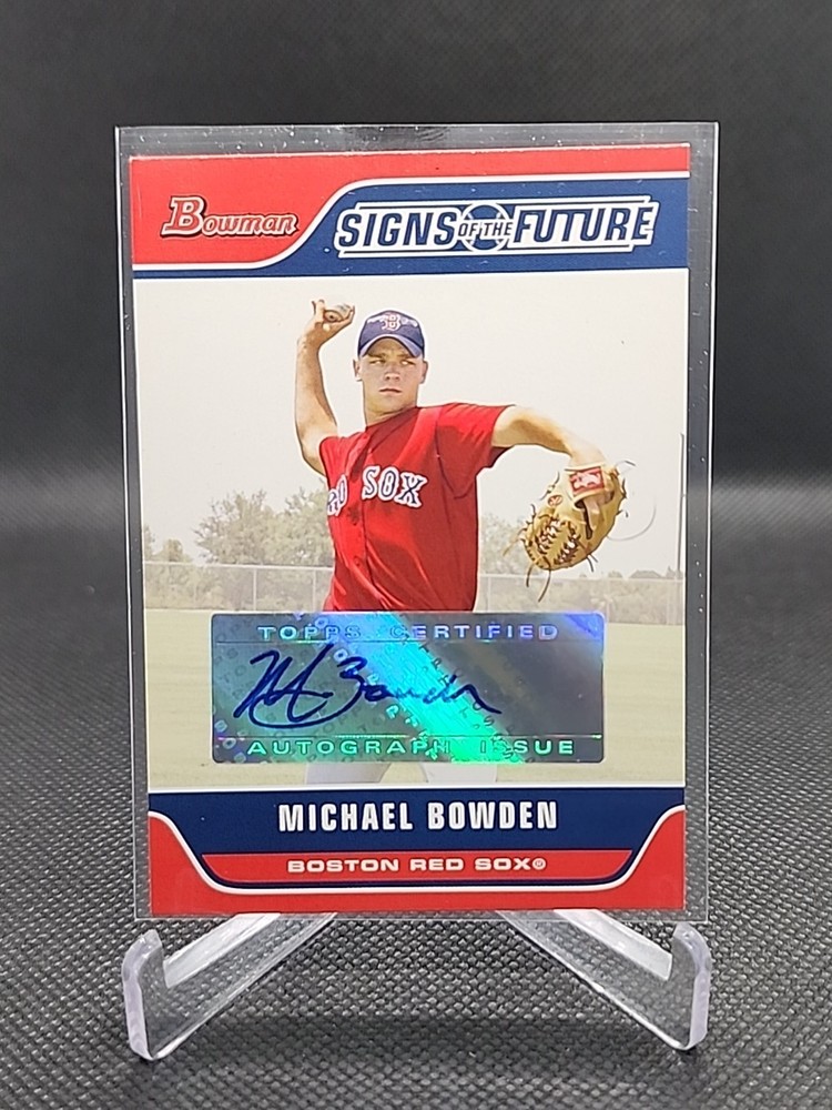 2006 Bowman Signs of the Future #SOF-MB Michael Bowden AUTO