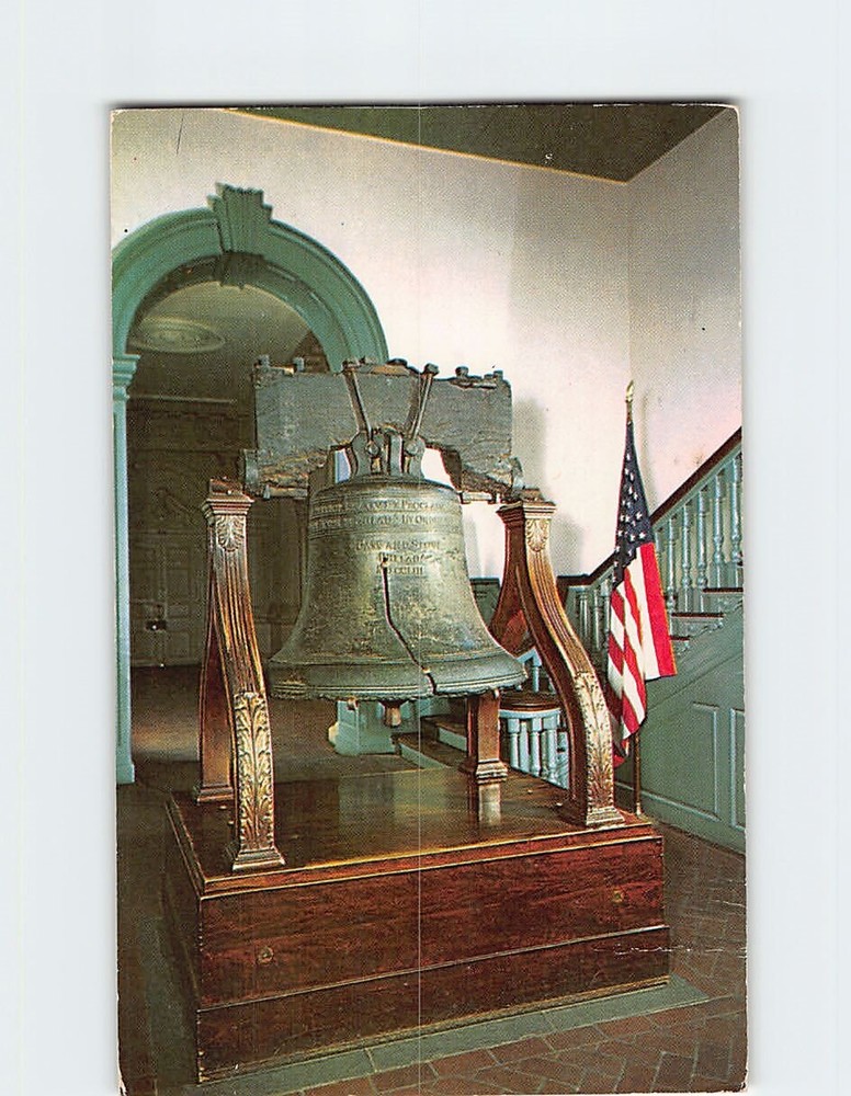 Postcard The Liberty Bell Independence Hall Philadelphia Pennsylvania USA