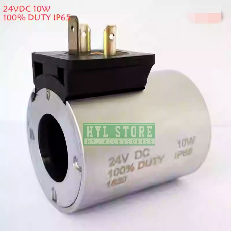 1PC NEW Fits for Replacement Solenoid valve coil 24VDC 10W 100% DUTY