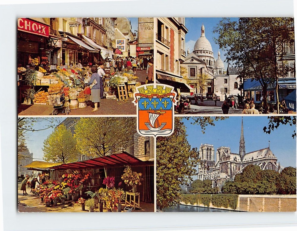 Postcard Scenes & Views Paris France