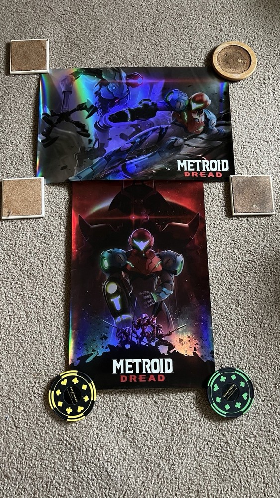 Metroid Dread Holographic Poster Set (MyNintendo Exclusive)