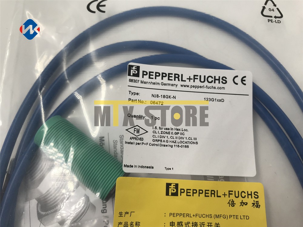 1PC Brand New Pepperl+Fuchs Nj8-18GK-N Nj818GKN Sensor&Proximity Switch