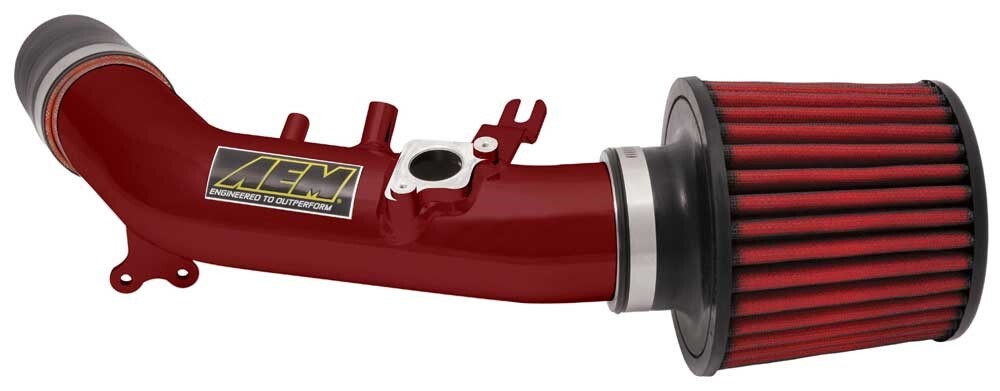 AEM CARB Legal Short Ram Air Intake For 2006-2007 Honda Civic Si 2.0L Red