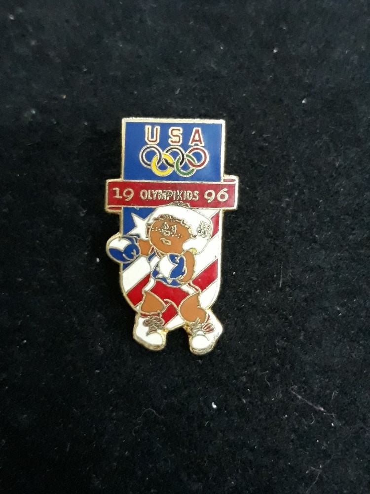 1996 Atlanta USA Olympic Games OlympiKids Boxing Pin Badge