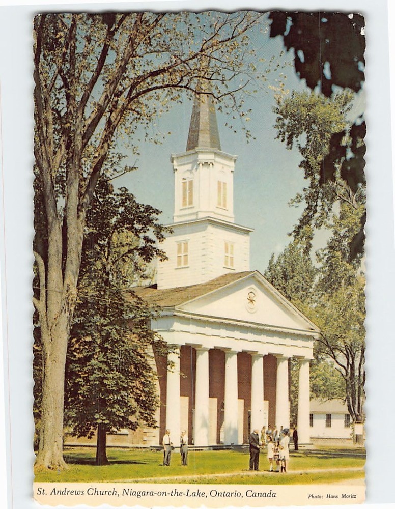 Postcard St. Andrew's Presbyterian Church Niagara-On-The-Lake Ontario Canada