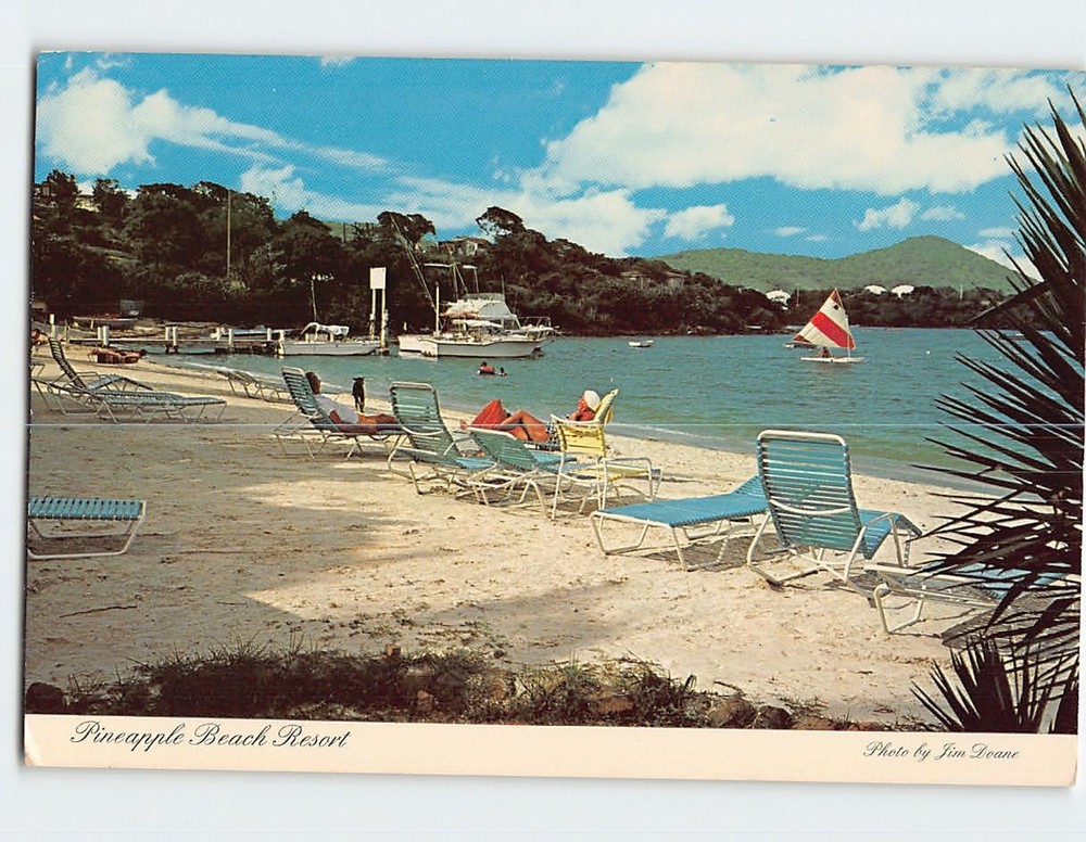 Postcard Pineapple Beach Resort St. Thomas US Virgin Islands
