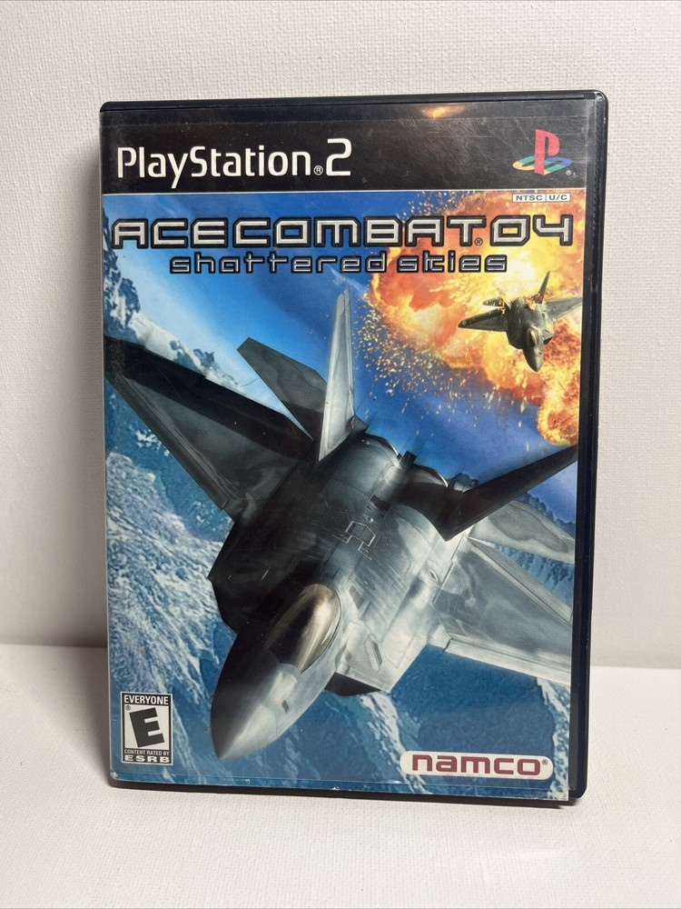 Ace Combat 4 PS2 CIB Shattered Skies (Sony PlayStation 2) Black Label Complete-image