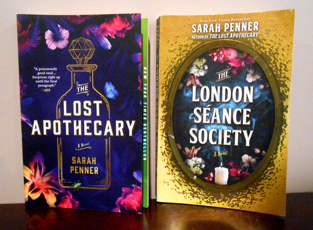 The Lost Apothecary & London Seance Society by Sarah Penner - 2 PB Book Lot