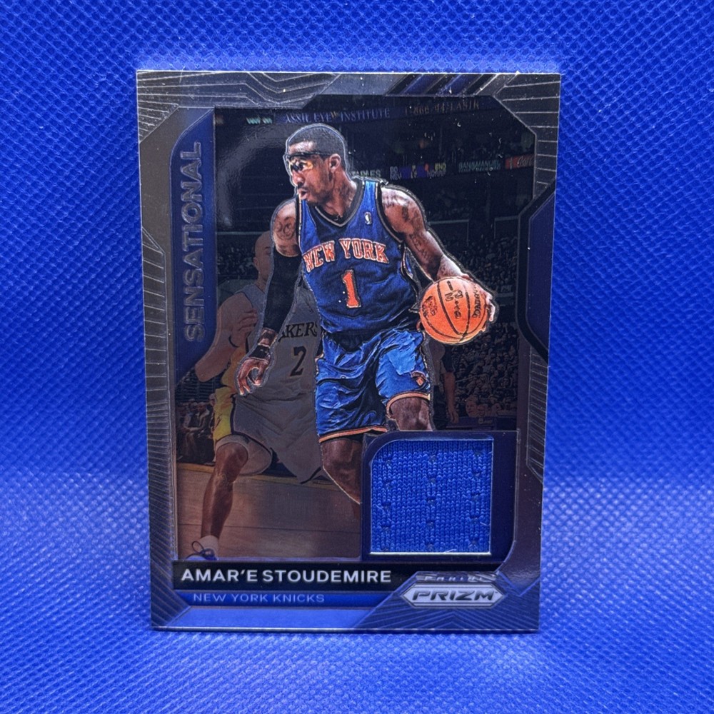 2020-21 Panini Prizm Amar’e Stoudemire Sensational Swatch #SSW-AMA NY Knicks