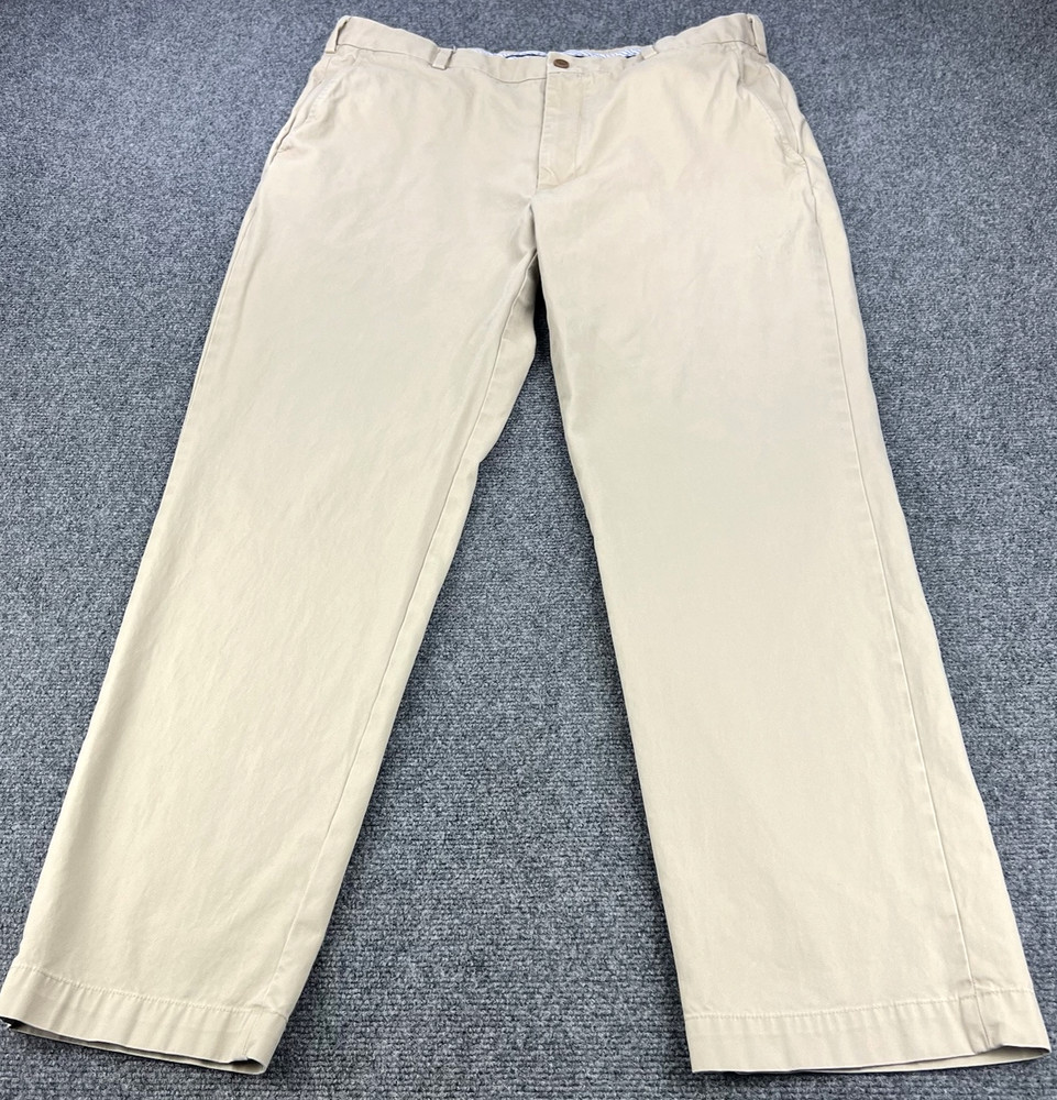 Brooks Brothers Pants Mens 40x32 Light Weight Advantage Chino Clark Beige Wear