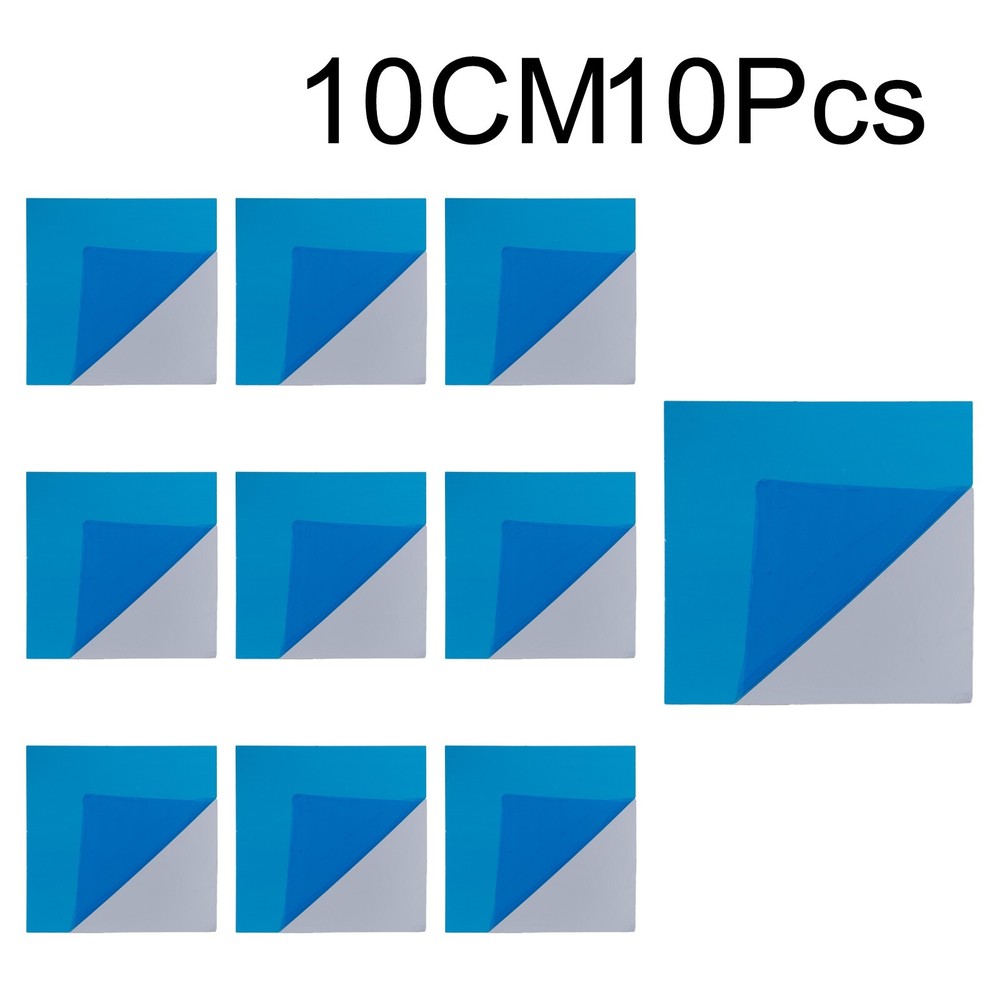 10 Pack 10CM Square Mirror Glass Tile Wall Stickers Decal Mosaic Home Decor