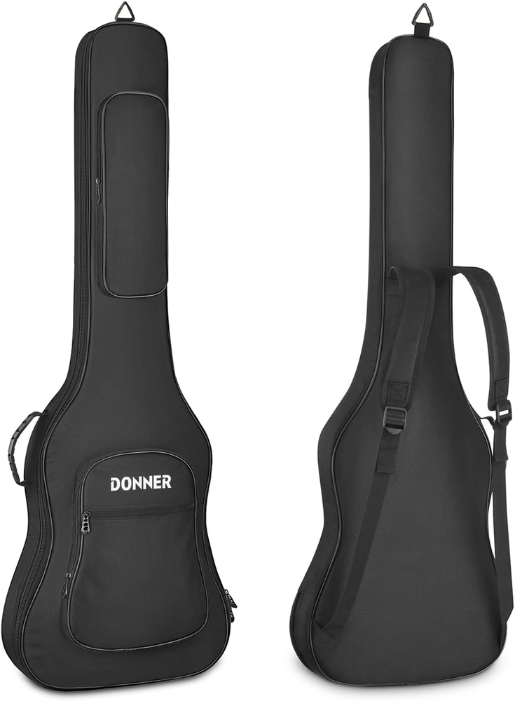 Waterproof 47 Inch Bass Guitar Gig Bag 600D Nylon Soft Case with 3 Pockets