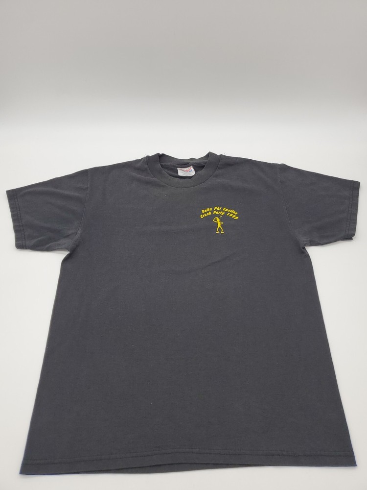 Vintage 1999 T- Shirt Men Medium Black Crush Party Graphic Print…#14869