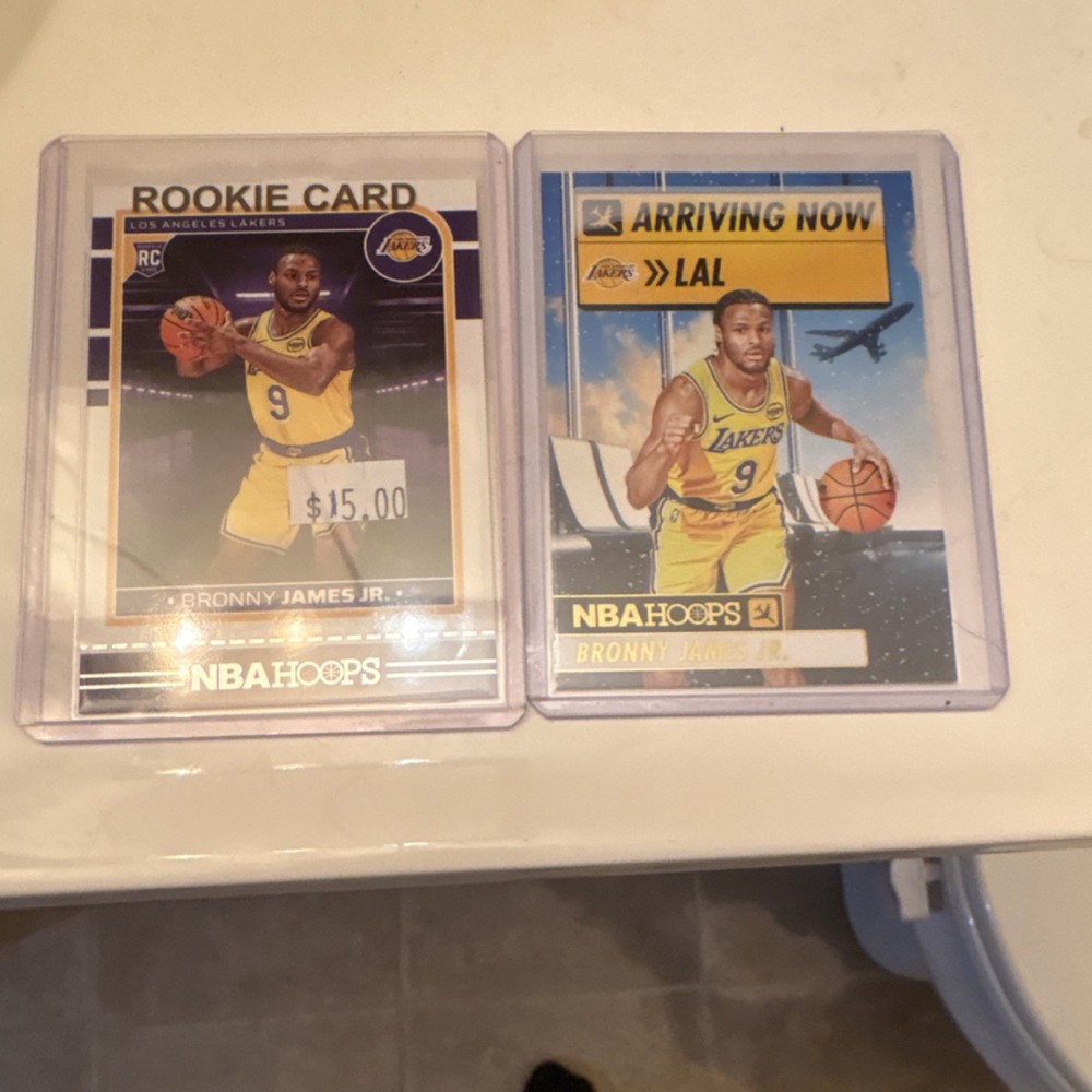 Panini 2024-25 NBA Hoops Bronny James Jr. Lakers Rookie Card Lot #280 #12