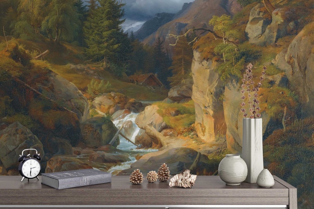 3D Landscape Oil Painting  Wall Murals Wallpaper Murals Wall Sticker 55