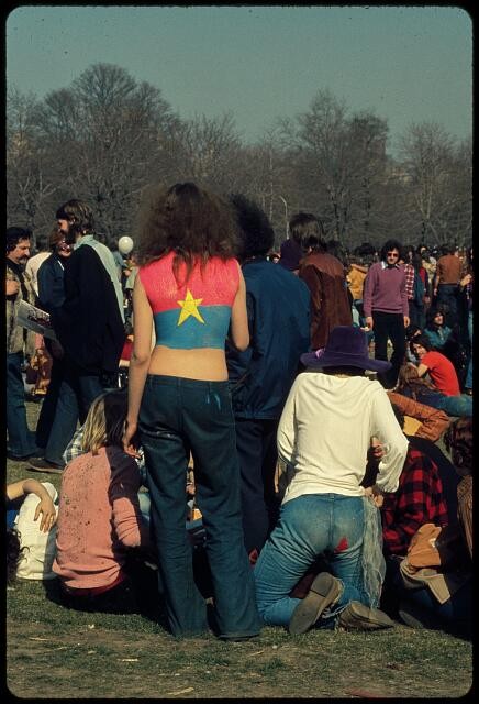 Photo:New York Anti Vietnam War Demonstration 1968 1969 Protest Crowd