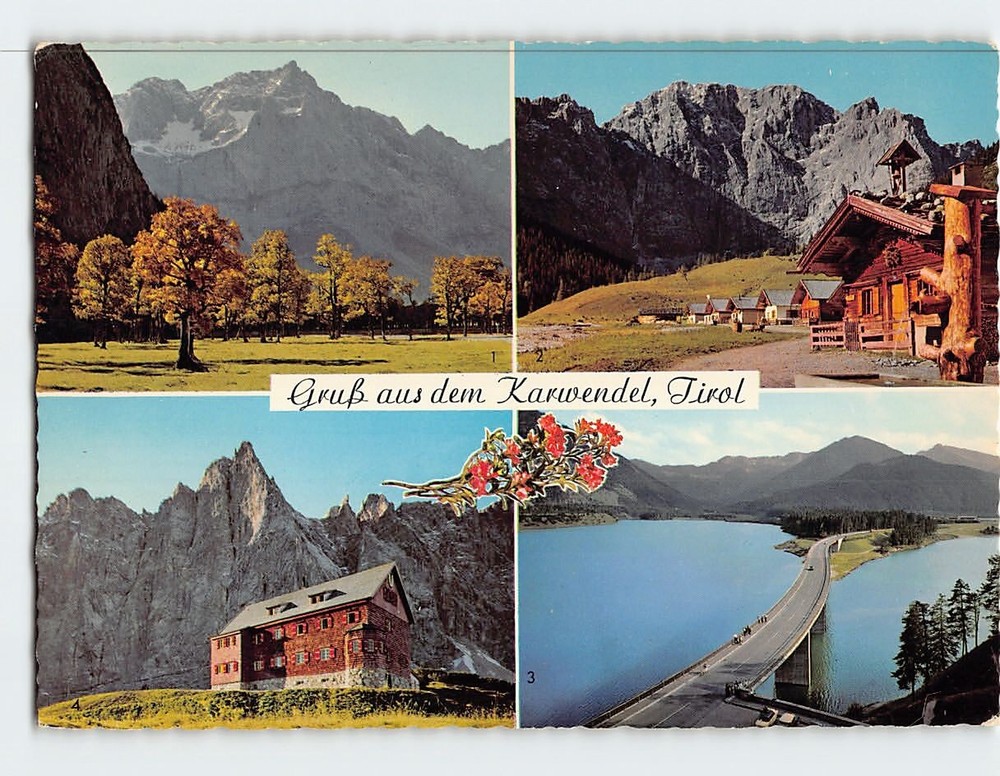 Postcard Scenes & Views Karwendel Tyrol Austria