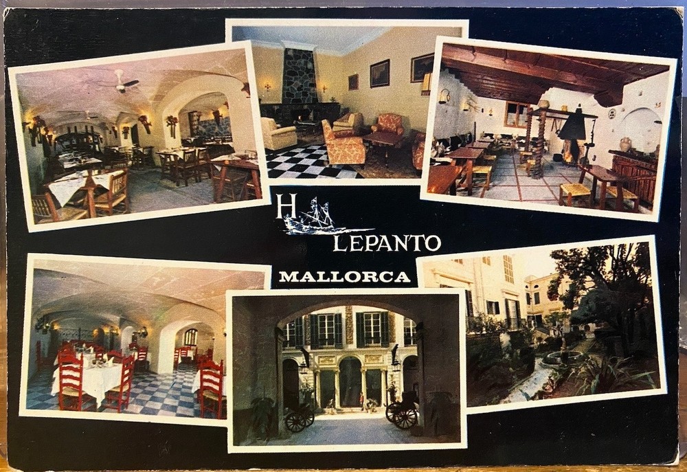 Spain Postcard HOTEL LEPANTO Multiview Palma de Mallorca Baleares Is Casa Planas