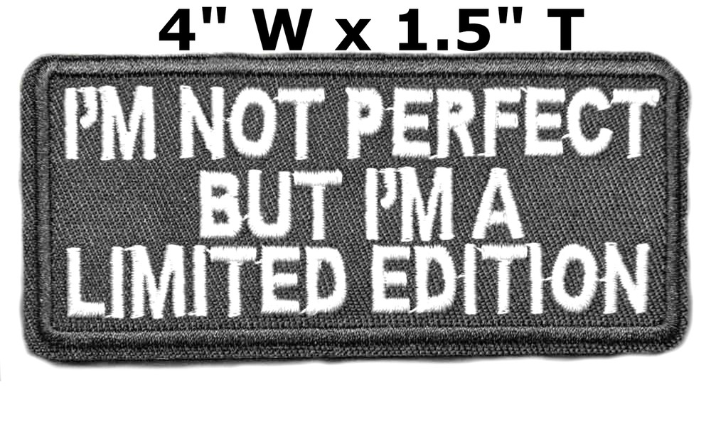 I'm Not Perfect But I'm A Limited Edition Car Truck Window Bumper Sticker Decal