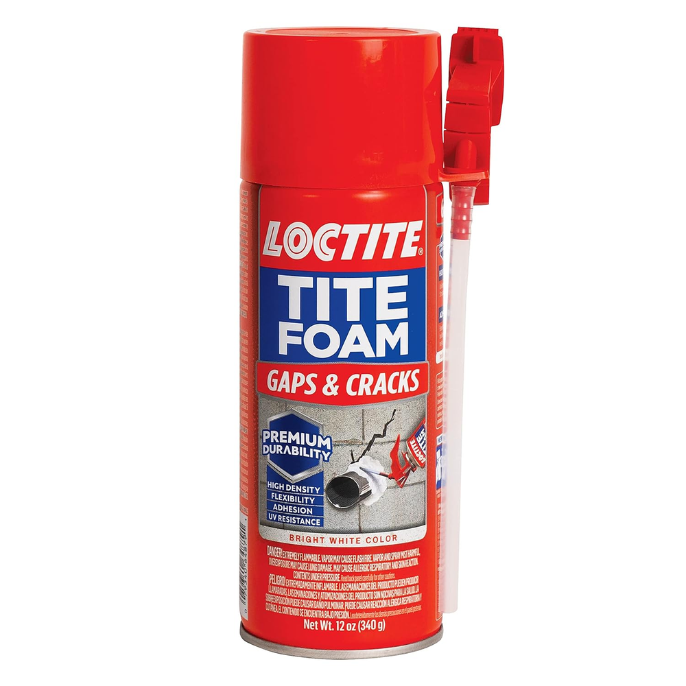 Loctite Tite Foam Gaps & Cracks Spray Foam Sealant, 12 Fl Oz Can, 1 Pack