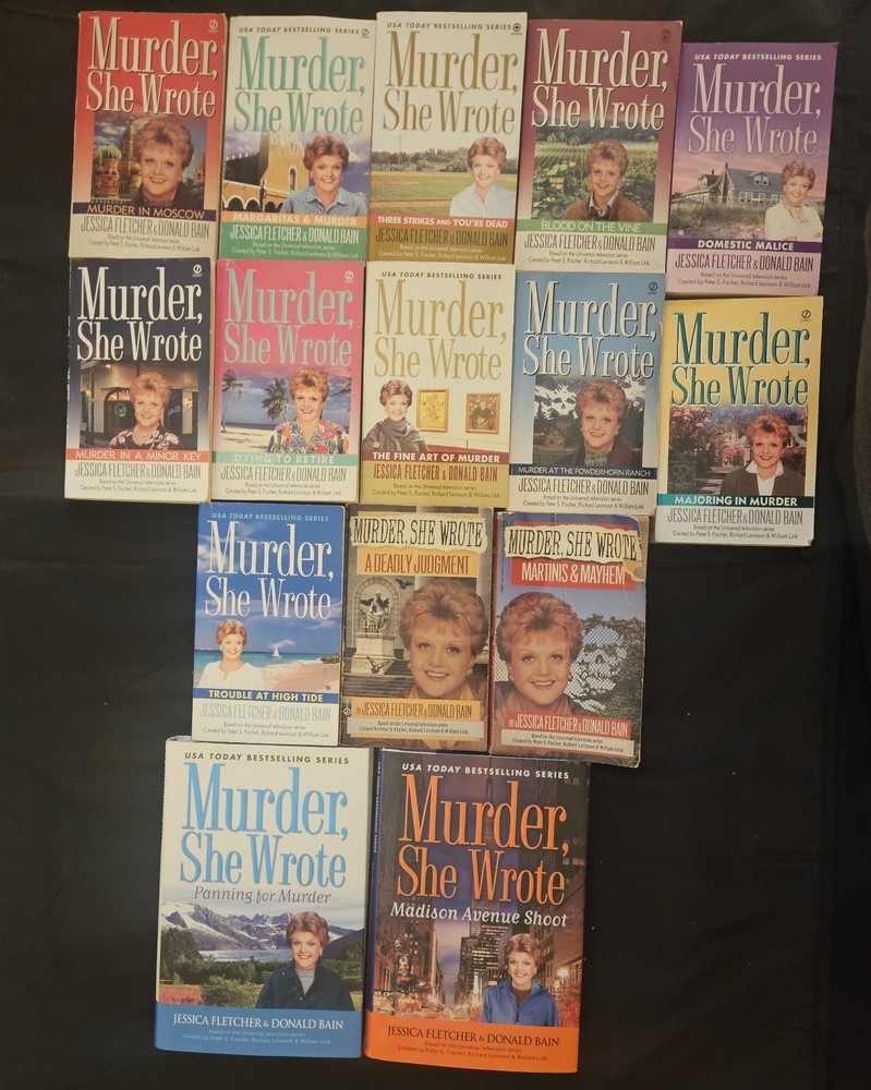Murder She Wrote Jessica Fletcher Paperback - Lot of 15 - Good Condition